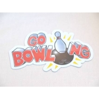 Magnet Tafel "Go Bowling"