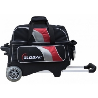 2-Ball Deluxe Roller Schwarz/Rot/Silber 900 Global