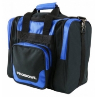 PROBOWL Single Bag Deluxe Schwarz/Blau Bowlingtasche
