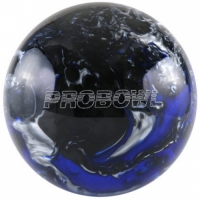 ProBowl Blau/Schwarz/Silber Bowlingball, ProBowl Bowlingtasche, Damen- oder Herren Bowlingschuhe und Bowling Hug