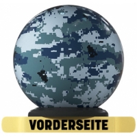 Blue-Grey Camouflage - One The Ball Bowlingball