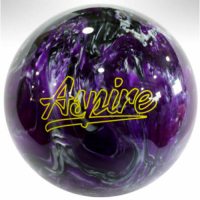Aspire Lila/Schwarz/Silber Motiv Polyester Bowlingball