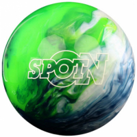 Spot On Blue/Green/Silver Storm Polyester Bowlingball 