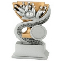 Pokal Pins mit Bowlingball
