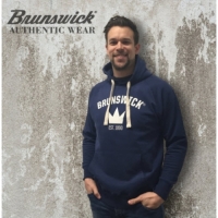 Hoodie College Navy Kapuzenpulli Bruns..