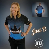  Just B - Blue Brunswick Bowling Shirt