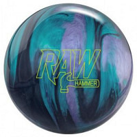 Raw Hammer Bowlingball - Black / Purpl..