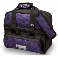  2-Ball Tote Deluxe Abstract Purple/Bl..