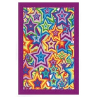 Colored Stars Towel - Bowling Handtuch
