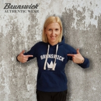 Hoodie College Navy Kapuzenpulli Bruns..