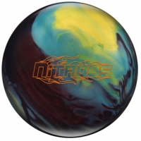 Nitrous Black Cherry/Yellow/Blue Columbia Bowlingball