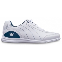 Brunswick Womens Mystic White/Navy Bowlingschuhe