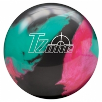 TZone Razzle Dazzle BW Bowlingball, Brunswick Edge Bowlingtasche, Bowlingschuhe und Bowling Pin Spardose