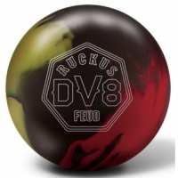 Ruckus Feud Neon Black Yellow Solid DV8 Bowlingball