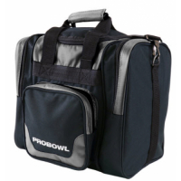 PROBOWL Single Bag Deluxe Schwarz/Silber Bowlingtasche
