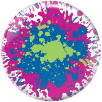 Viz-A-Ball Paint Splatter Brunswick Funball