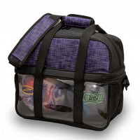  2-Ball Tote Deluxe Abstract Purple/Bl..