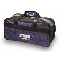 2-Ball Tote Abstract Purple/Black Bowlingtasche 