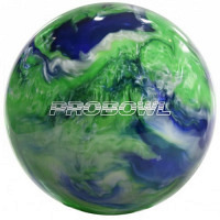 ProBowl - Blue/Green/Silver Polyester Spareball  