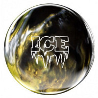  Storm Ice Black/White/Gold Polyester Bowlingball 